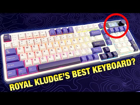 RK ROYAL KLUDGE S98 Mechanical Keyboard w/Smart Display & Knob, Top Mount 96% RGB Wireless Gaming Keyboard BT/2.4G/USB-C, Hot Swappable, Software Support, Creamy Sound, 98 Keys video review thumbnail