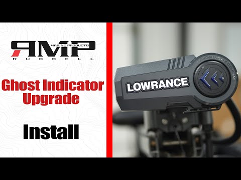 Lowrance Ghost X Indicator Upgrade Installation for a Ghost Trollingmotor!