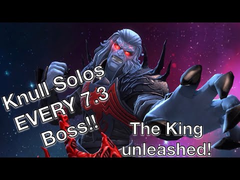 KNULL SOLOS EVERY 7.3 BOSS!!! The Pinnacle of the King!