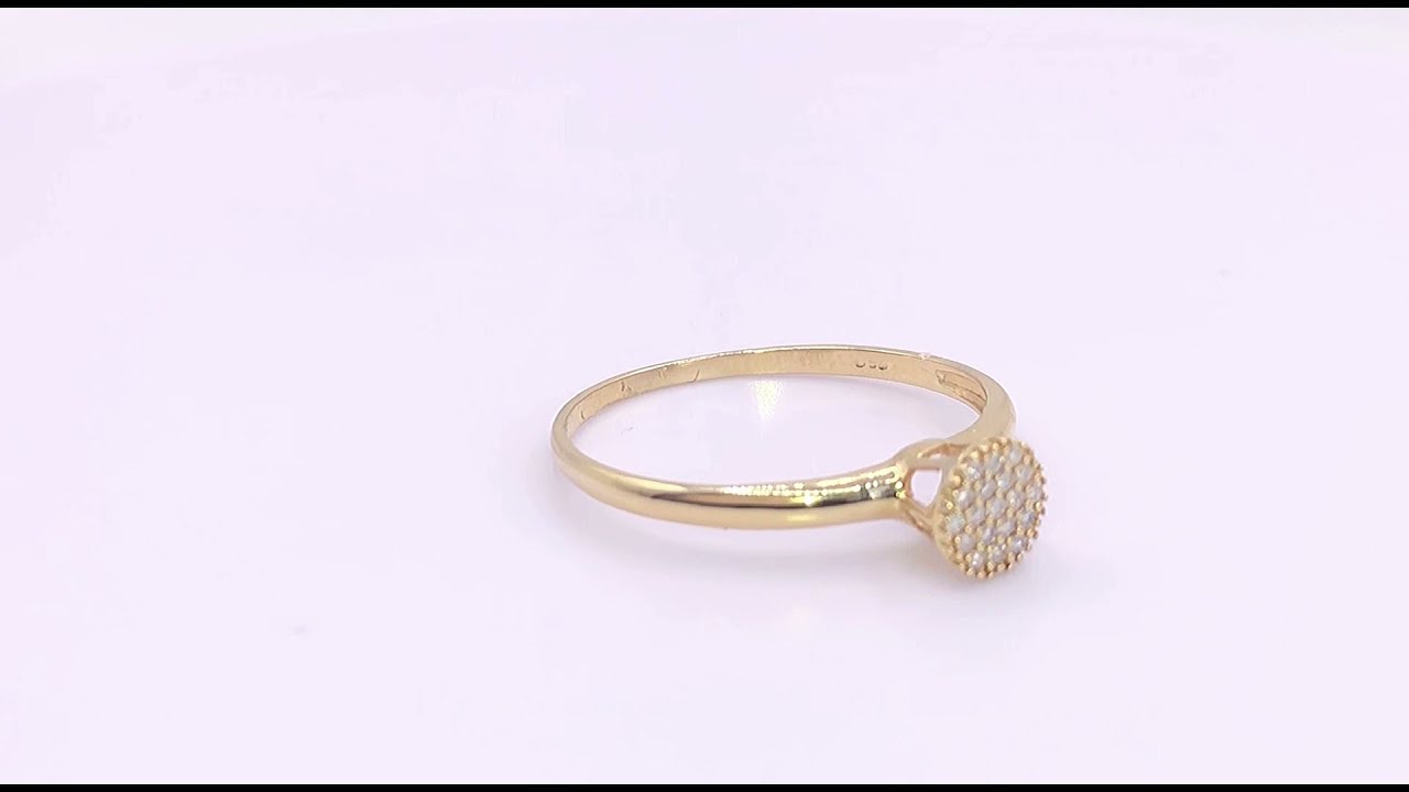 Watch Now Anel de Noivado Chuveiro Ouro 18k e Brilhantes Anel de Noivado Chuveiro Ouro 18k e Brilhantes
