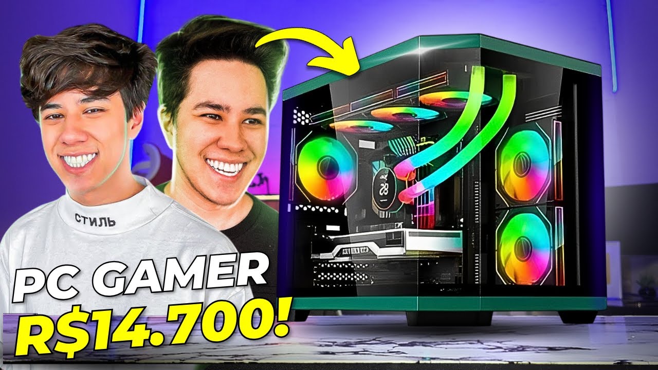 Montei o PC GAMER de R$15mil dos GEMEOS INVESTEM!!! - (R$9MIL SÓ NA PLACA DE VÍDEO)