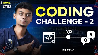 #10 Coding Challenge-2 Part-1 | Java Tutorial Series 📚 in Tamil | Error Makes Clever