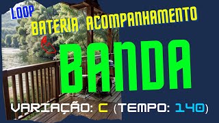 Ritmo de Banda do sul Variação: C (Tempo: 140) #bandinhasdosul  #musica #bateria