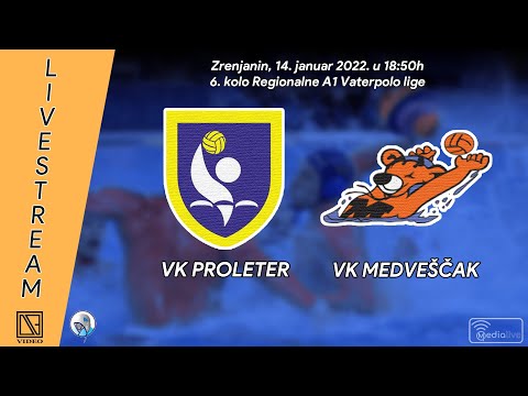 [14.01.2022.] VK "PROLETER" Zrenjanin - VK "MEDVEŠČAK" Zagreb (Full match Livestream)