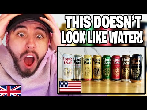 Brit Reacts to Americas Deadliest Drink Ever - Liquid Death A Water Company