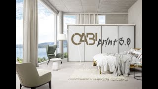 Un placard CABINET avec un motif personnalisé : CABIprint 3.0