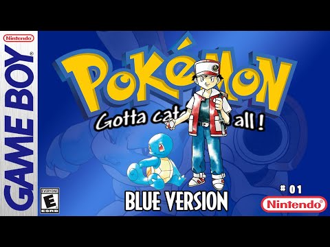 POKEMON BLUE Walkthrough Gameplay | Part 01: Picking a Starter! (FULL GAME)