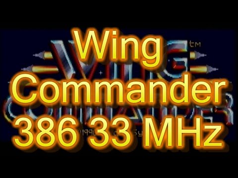 Wing Commander 386 SX 33 MHz DOS PC
