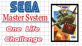 Master System One Life Challenge Desert Strike