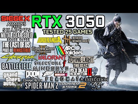RTX 3050 6GB in 2026 : Test in 25 Games - Gaming Test in 2026