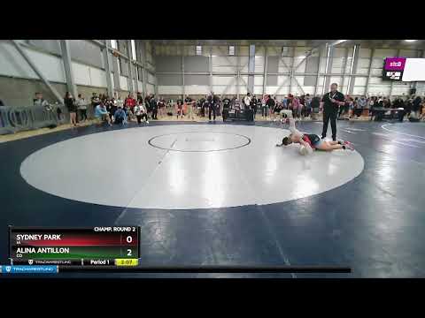 62 Lbs Champ. Round 2 - Sydney Park, IA Vs Alina Antillon, CO Ccc6