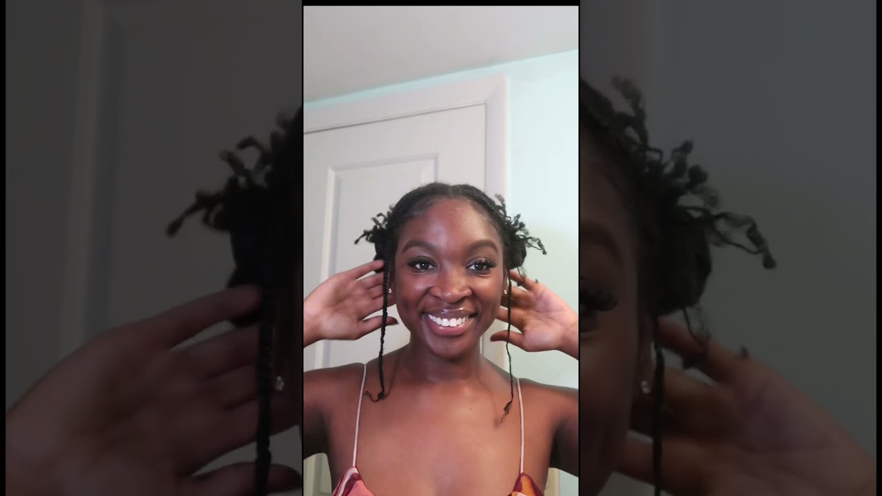 Hairstyles to try on mini braids! #naturalhair #minibraids #clawcliphairstyles