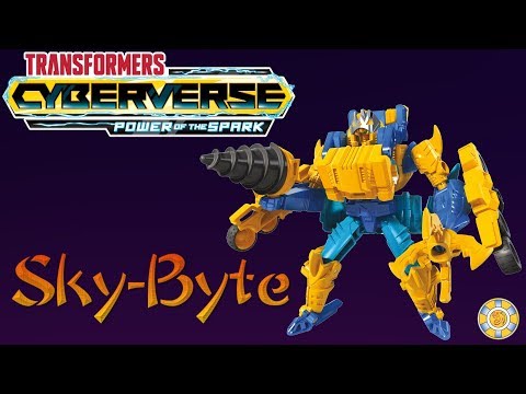 Transformers Cyberverse - Spark Armor SKY-BYTE wth Driller Drive