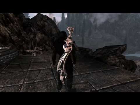 Skyrim Daily Mod Shout Out #61 Dragonborn swords