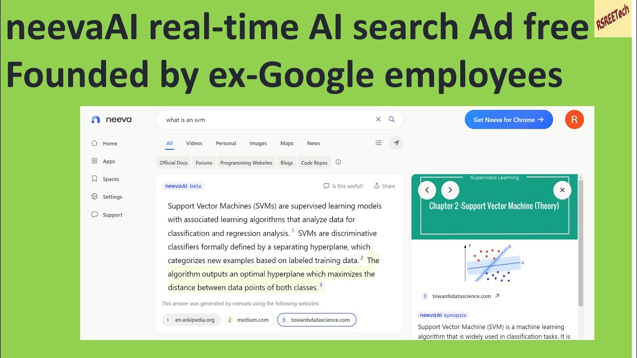 neevaAI real time AI search Ad free Founded by ex-Google employees AI tools AI news