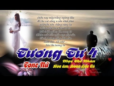 karaoke Tương Tư 4 |tone Nữ|🎤