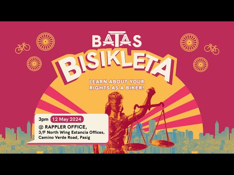 Batas Bisikleta talk and open forum at Rappler