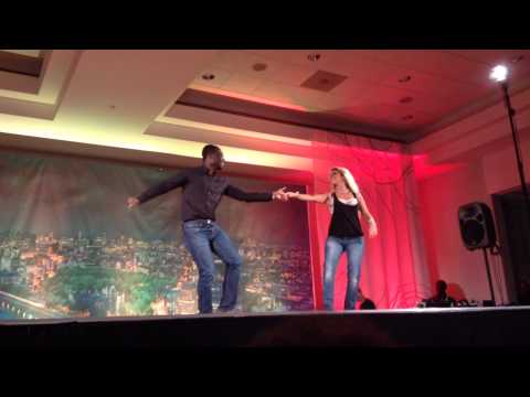 Ekow Oduro & Sarve Didar Freestyle West Coast Swing Show, 2nd London Zoukfest Congress, March 2014