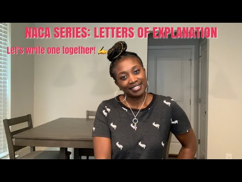 NACA SERIES: LET'S WRITE A LOE! (LETTER OF EXPLANATION)