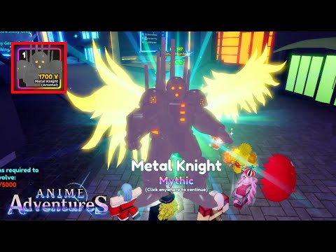 [NEW CODE] NEW META MYTHIC METAL KNIGHT FULL SHOWCASE HILL UNIT ANIME ADVENTURES TD ROBLOX