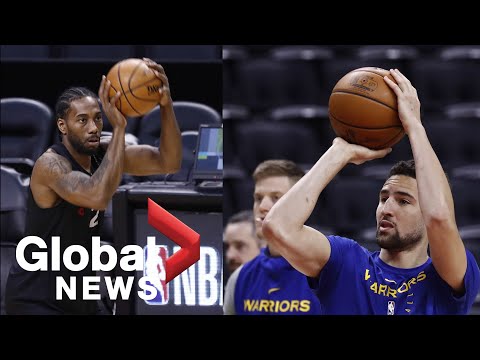 NBA Finals: Raptors, Warriors hold practice ahead of Game 5