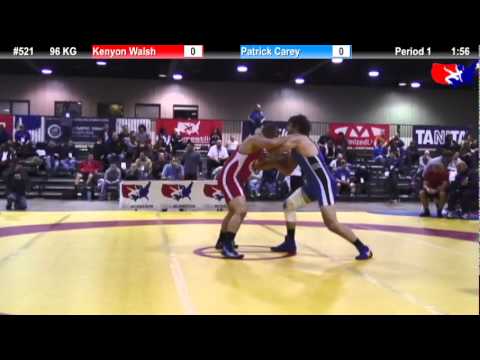 2011 U.S. Open SAT GR 96 KG: Kenyon Walsh vs. Patrick Carey Champ. Round 1
