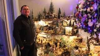 preview picture of video 'Village de Noël 2014 chez Michel LAFFEY  (Judy Pancoast : little Christmas village)'