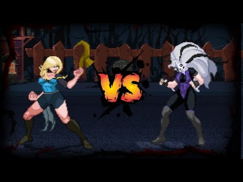 Black Canary vs Silver Banshee MUGEN BATTLE