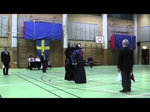 Kendo SM 2014, Men, Pool - D.Albertsson(Red) vs L.Alm(White)