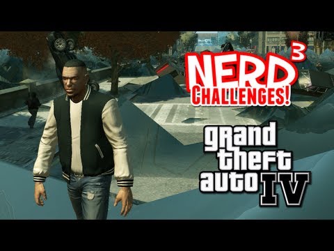 Nerd³ Challenges! Carmageddon AND Tsunami! - GTA IV