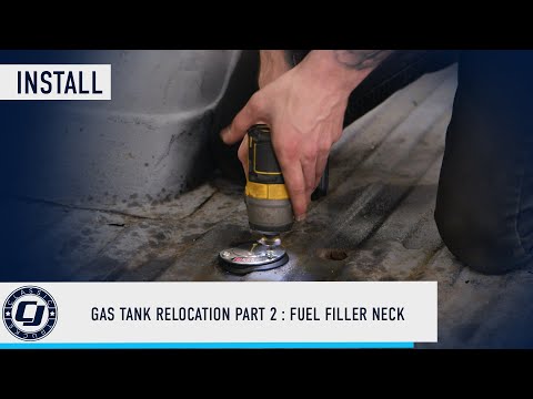 C10 Gas Tank Fuel Filler Neck Relocation! ⛽️ / 67-72 #chevyc10 Gas Tank Relocation Part 2