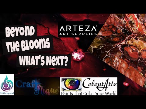 99. BIG Blooms & Beyond Arteza Acrylic Pouring Sheleeart Bloom Technique jen neil Craftnique