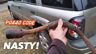 Trailblazer Gas filler tube replacement. P0440 Code.