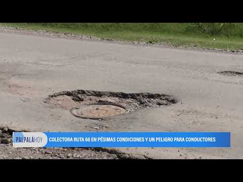 Crecen los cráteres en la colectora de Ruta 66, en Palpalá