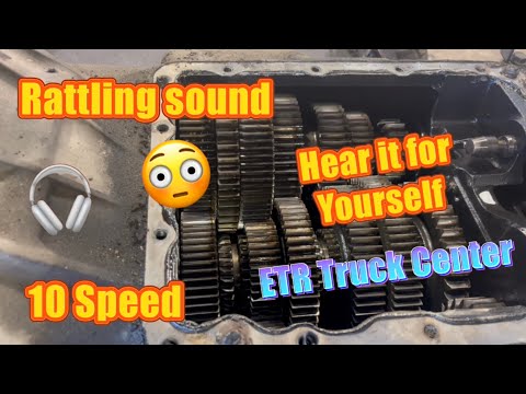Ten speed transmission making noise. See the damage for yourself