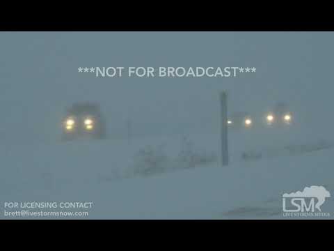 12-29-2017 Livingston, MT - Serious Accidents Whiteout Conditions