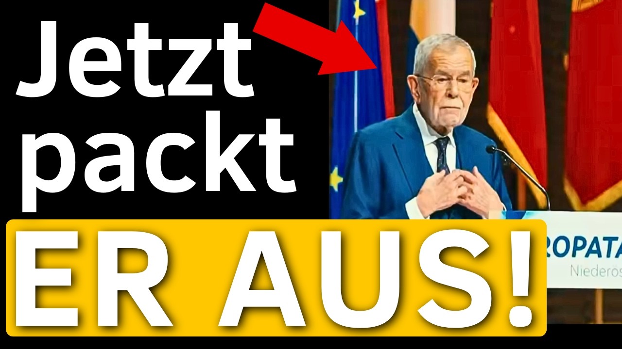 Van der Bellen lässt bei Rede die Katze aus dem Sack!