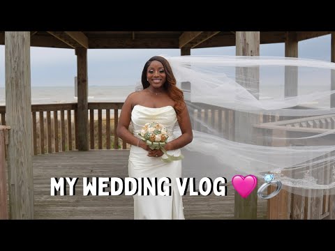 Wedding Day Vlog | My Beach Wedding 🩷💍