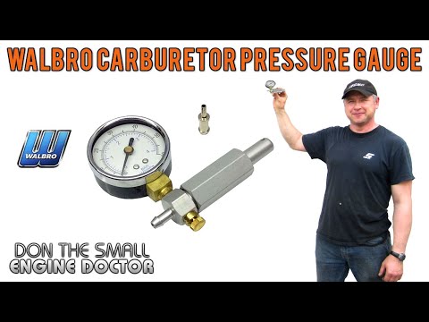WALBRO Carburetor Pressure Tester Gauge - Must Have Tool!