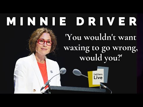 Minnie Driver reads a letter about a disastrous encounter with some wax strips