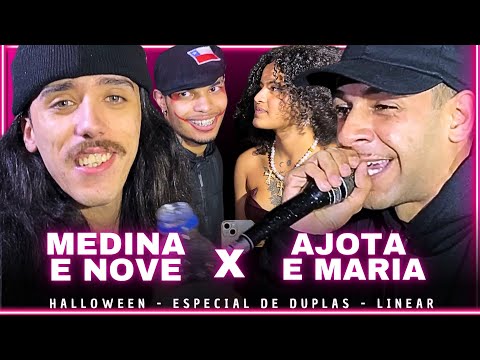 MEDINA E NOVE X MARIA E AJOTA | PRIMEIRA FASE | DUPLA HALLOWEEN | 110ª | BDL