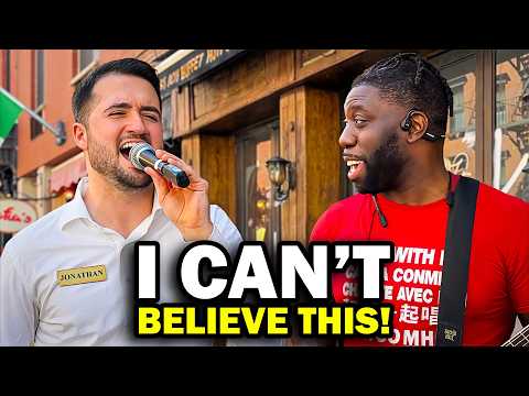 Customers Hear Their Waiter Sing For the First Time