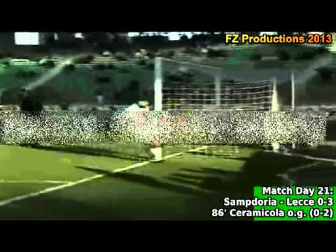 Serie A 1993-1994, day 21 Lecce - Sampdoria 0-3 (Ceramicola own goal)