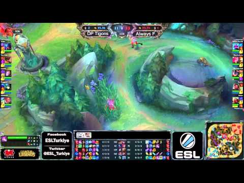 ESL Türkiye Go4LoL #85. Turnuvası - DP Tigons vs. Always F. (Brcevik)