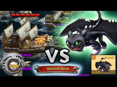 Defend Berk With Teenage Ruffrunner (Grown-up Night Light #3) vs. Fleet 999 | Dragons: Rise of Berk