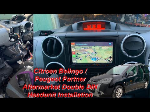 Installing a double DIN headunit in a Citroen Berlingo