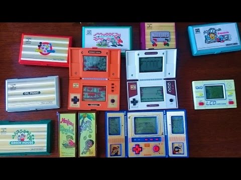 Maquinitas 80 NINTENDO Game Watch, Q & Q, 2 and 3 screens TRONICA Japan Children