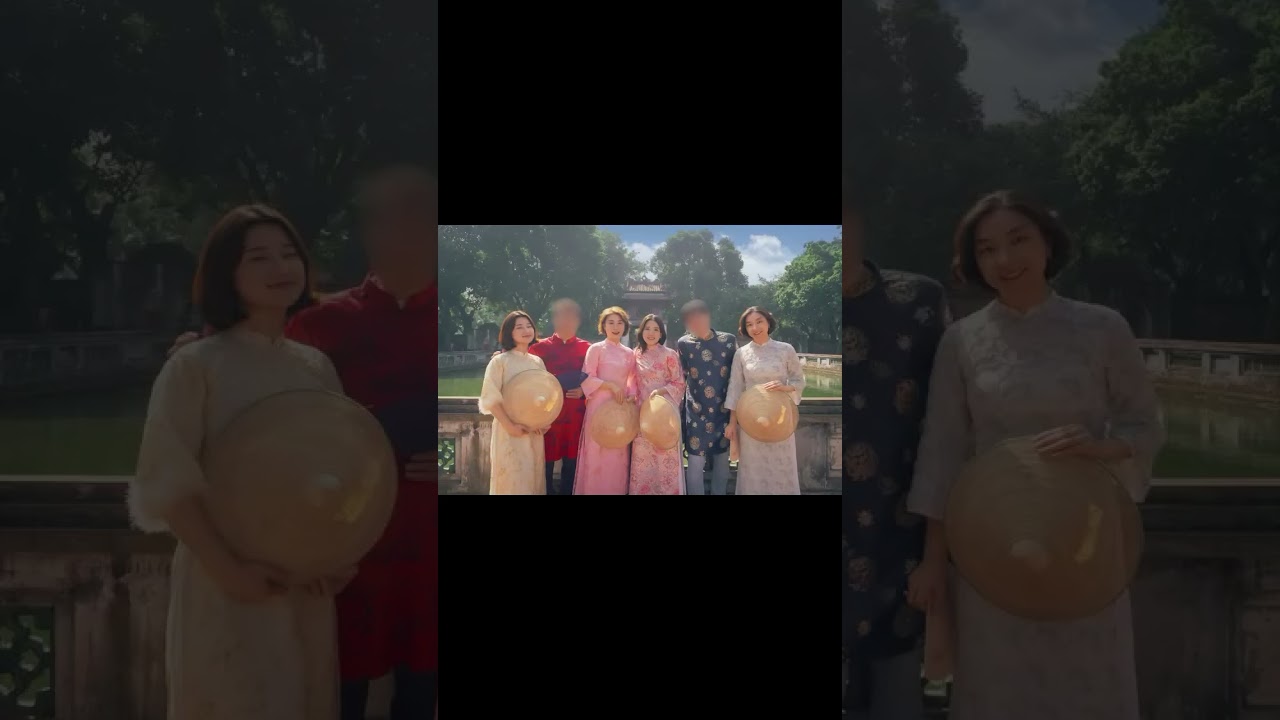 하노이 문묘, 아오자이가 가장 아름다운 순간 | 우정스냅