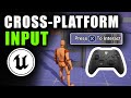 Unreal Engine 5 4 How To Setup Cross Platform Input PC Console Tutorial