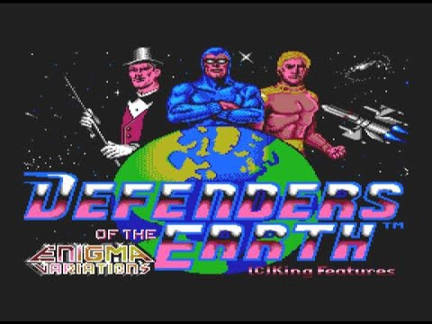 SAM Coupe - Defenders Of The Earth - playthrough.